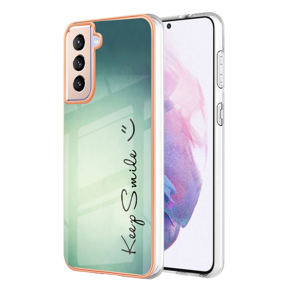 YB IMD Series-19 Style D 2,0 mm TPU-cover til Samsung Galaxy S21 FE 5G IMD-mønster galvanisering anti-drop telefoncover YB IMD Series-19 Style D 2,0 mm TPU-cover til Samsung Galaxy S21 FE 5G IMD-mønster galvanisering anti-drop telefoncover